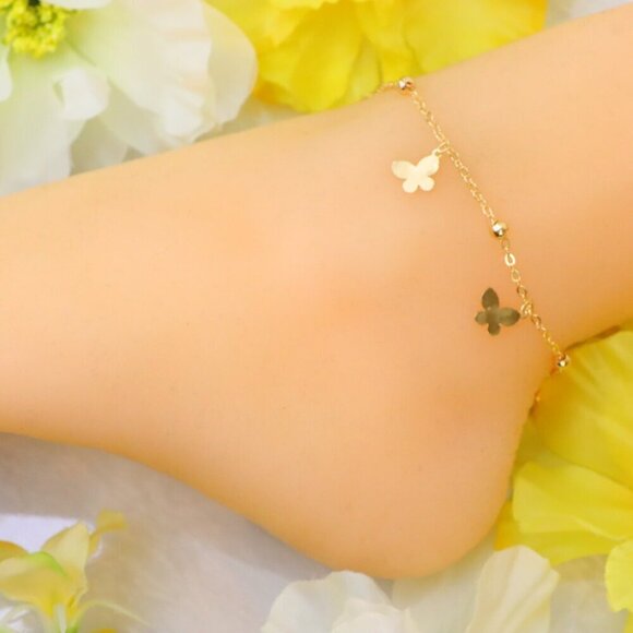 Minimalist Anklet, Sleek & Modern Design, Women’s Fashion, YC110218-A - Picture 8 of 10